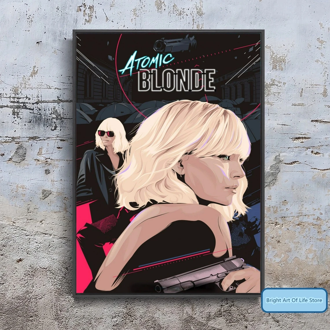 الذرية شقراء الفيلم المشارك غطاء صورة قماش طباعة جدار ديكور فني للمنزل (غير المؤطرة)