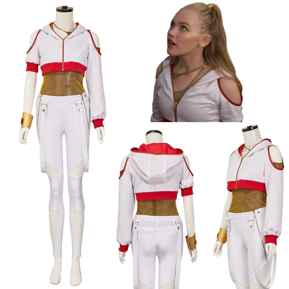 

Zombies 4 Dawn Nova Cosplay Women Fantasia Costume Adult Girls Role Play Outfits Female Jacket Pants Set Halloween Party Clothes