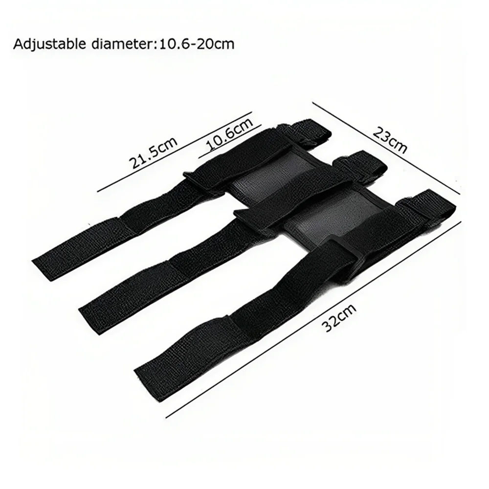 Adjustable Extinguisher Mount Strap Oxford Cloth Car Roll Bar Fire Safety Holder Belt for Jeep Wrangler TJ JK JL 1997-2018