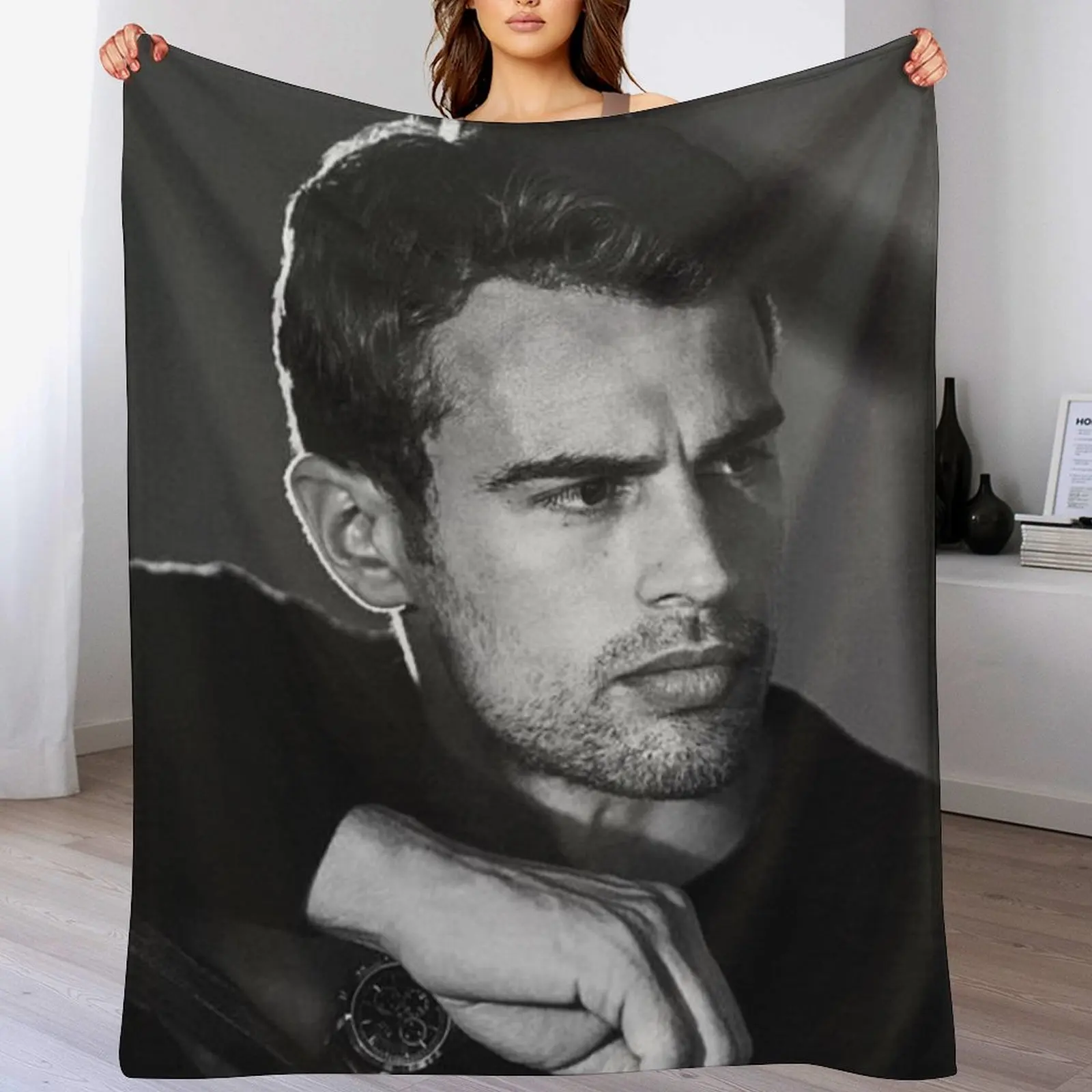 theo james Throw Blanket Luxury Thicken Bed Fashionable Luxury Brand Blankets