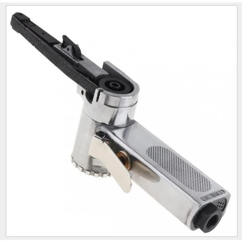 1Pc 3/8" Air Belt Sander Air Angle Grinding Machine with Sanding Belts for Air Compressor Sanding Pneumatic Tool Set - view 6