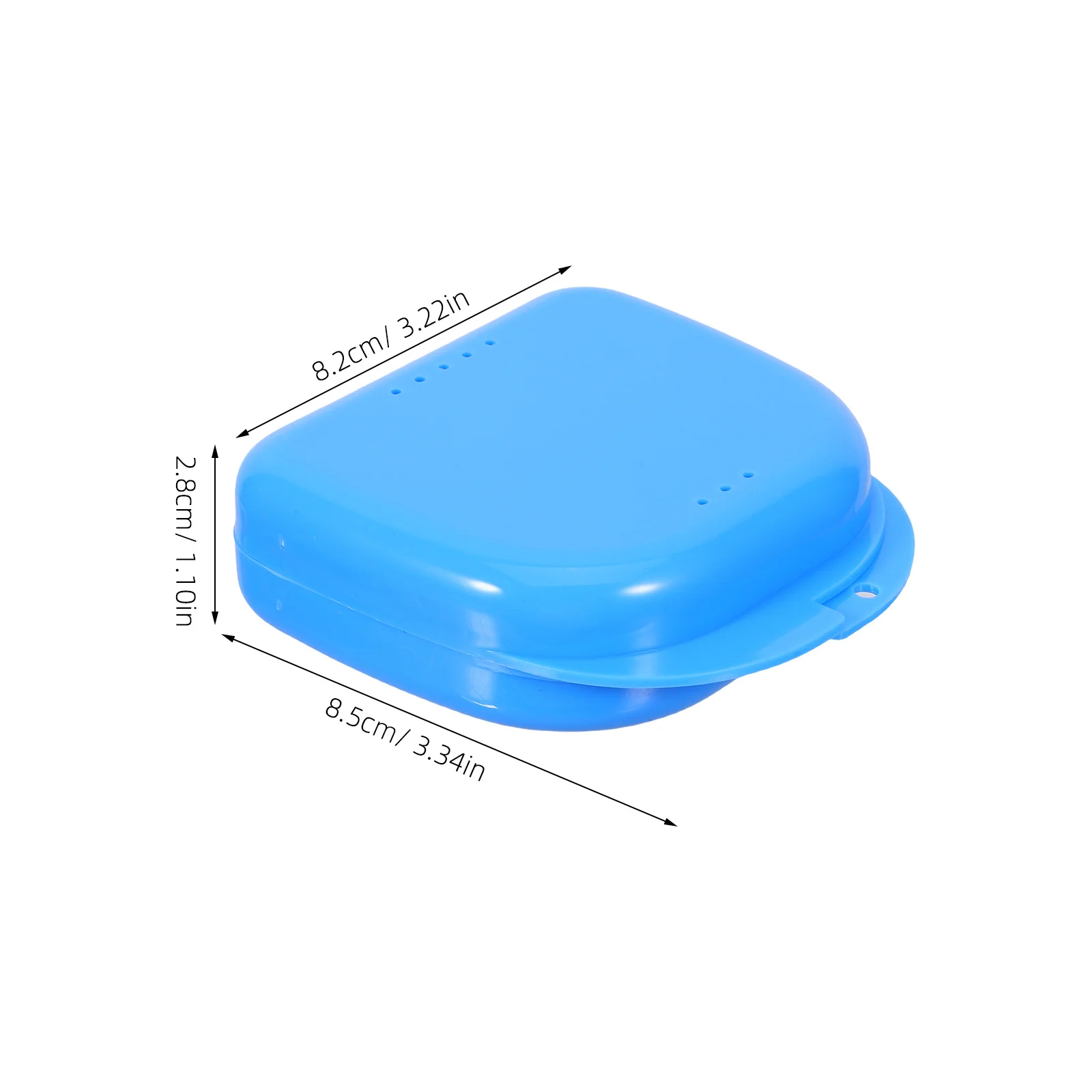 12 قطعة صندوق تخزين أسنان مدمج التجنيب ثقوب التهوية مقصورات آمنة للسفر المنزل استخدام المحمولة أليجنر