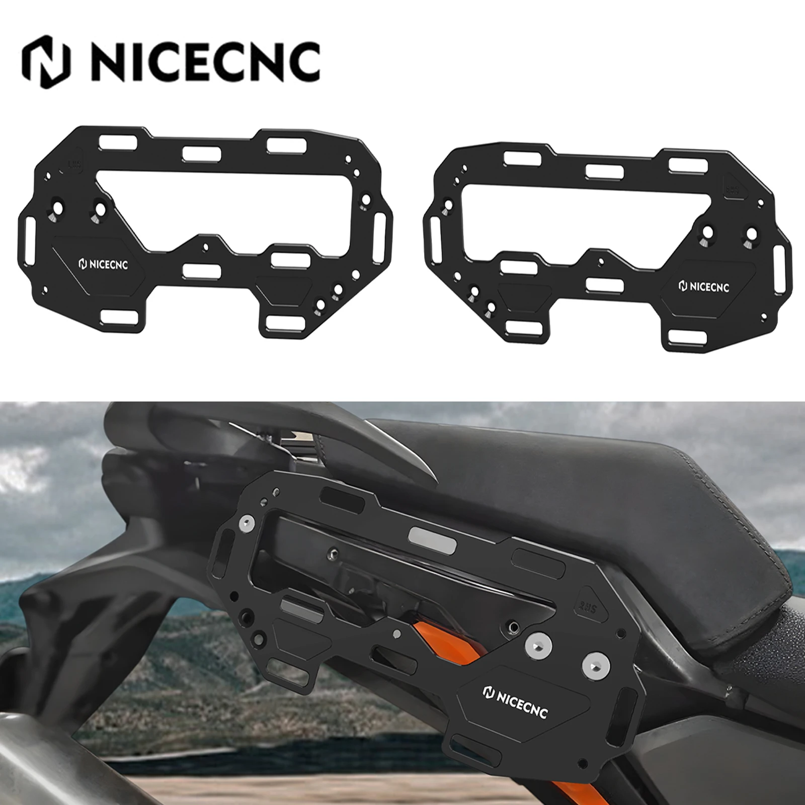 

For KTM 1290 Super Adventure R/S 2021-2023 Side Luggage Rack Saddlebag Support Bracket Side Panniers Rack 1290 Super ADV R S