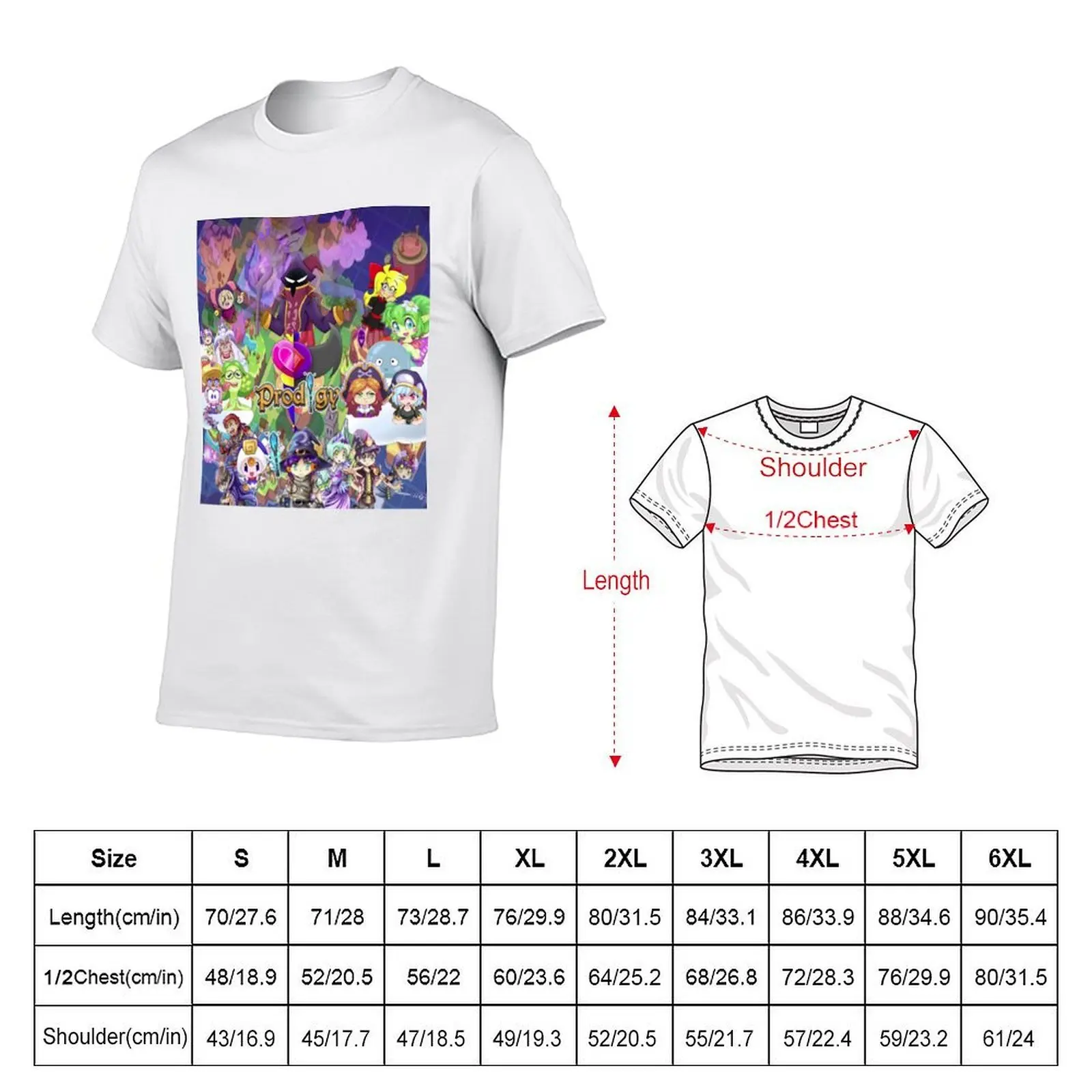 Prodigy Math T-Shirt vintage anime shirt graphics Men's t-shirts