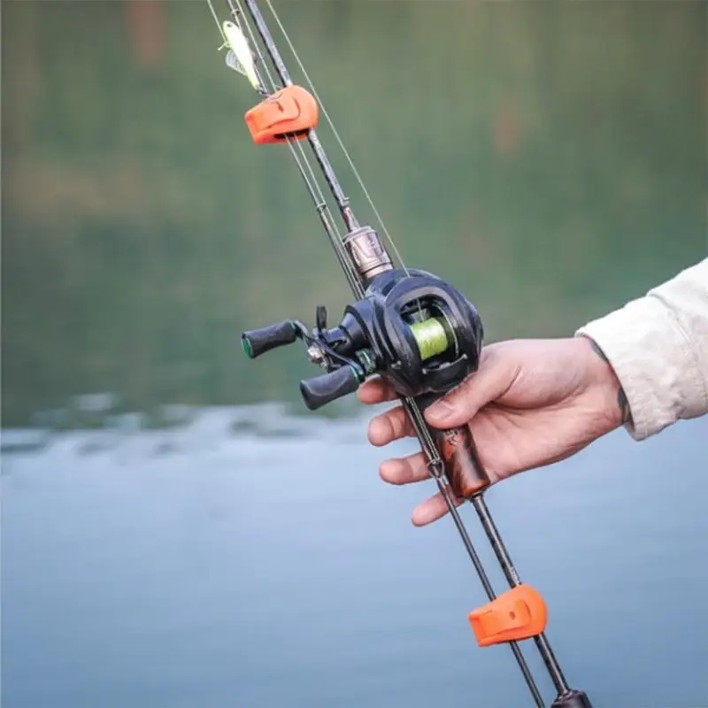M5TC Stable Fishing Rod Holder Organizers for Secure Bundling of Multiple Rod During Transport Without Tool Ensuring Safety
