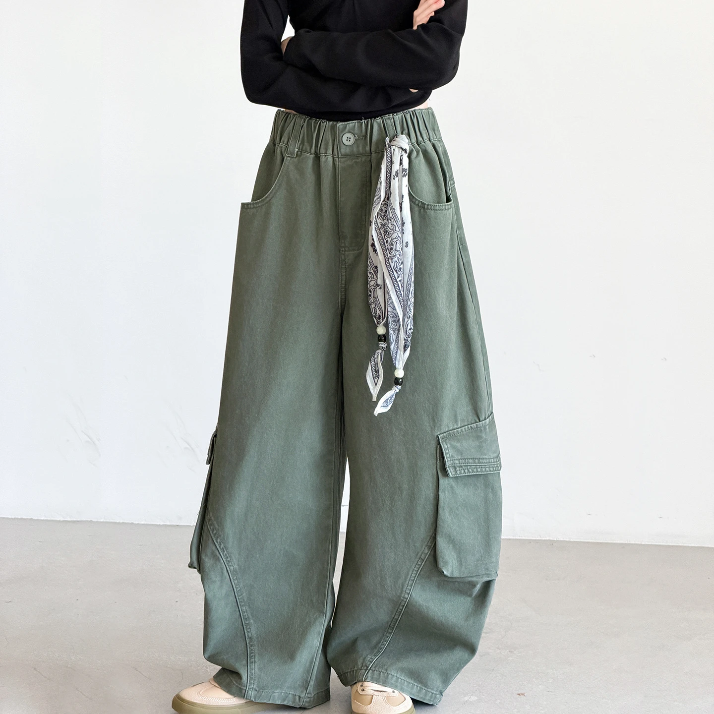 กางเกงคาร์โก้คุณภาพสูงสำหรับเด - Street Fashion Kids บทวิจารณ์และราคา