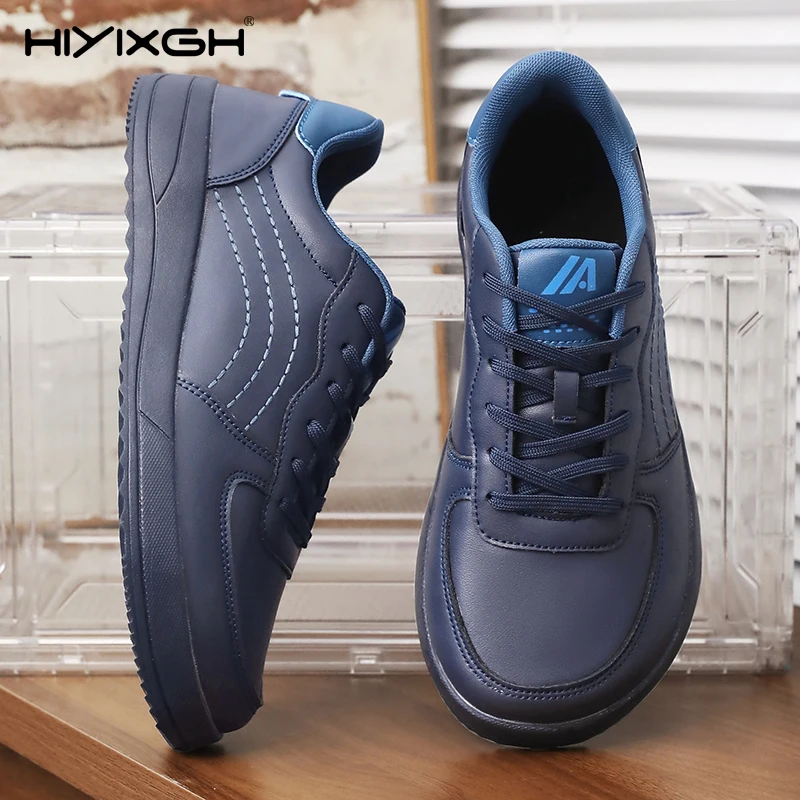 

Минималистичные широкие модные прогулочные туфли для мужской спортивной обуви для уличных теннисных кроссовок с широкими носками