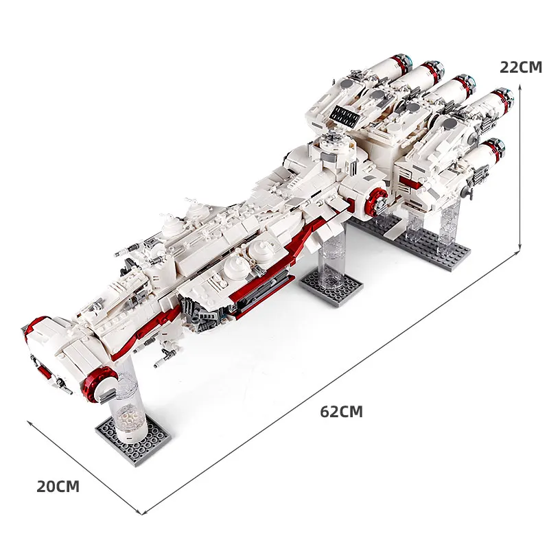 New 21003 Star Plan Toys MOC-10308 Blockade Runner Building Block Assembly Tantive IV Building Brick Set Kids Christmas Gift