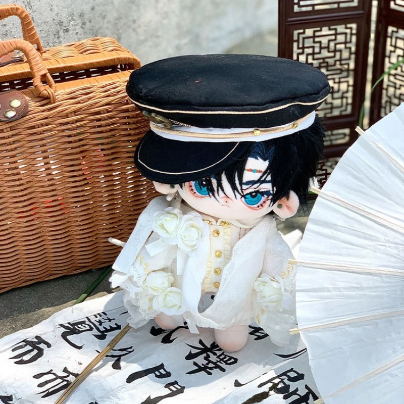 

20cm Anime Role Attributes Kawaii Boy Cosplay Cotton Doll Body With Skeleton DIY Change Suit Soft Plushies Toy Figures Fans Gift