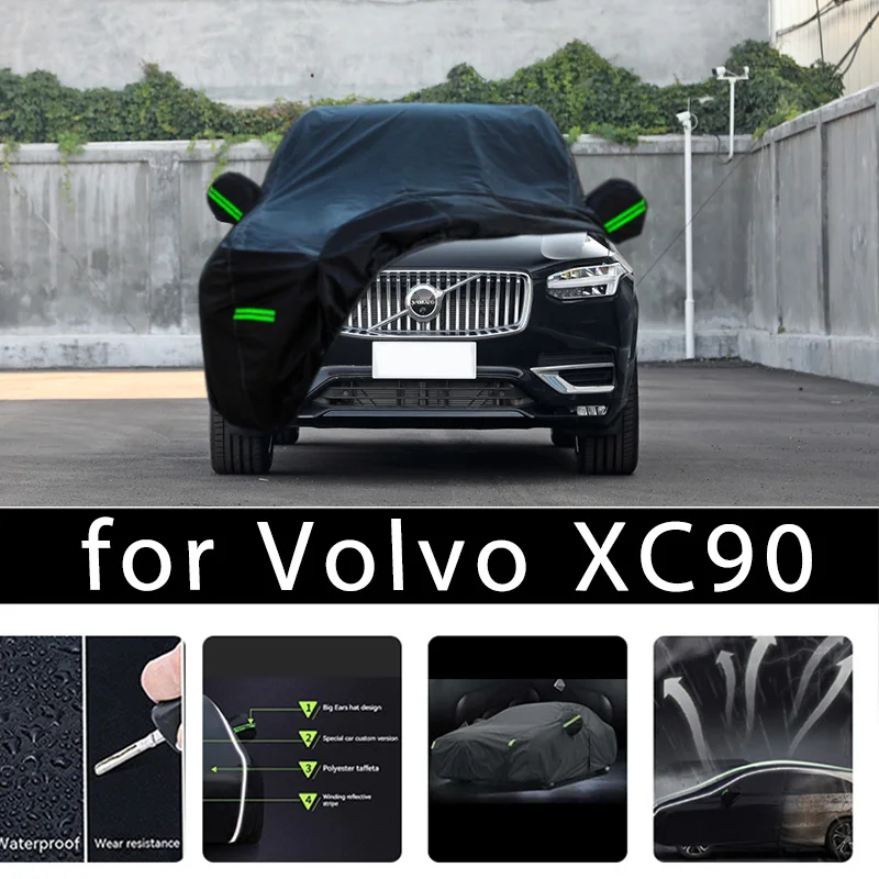 

For Volvo XC90 Outdoor Protection Full Car Covers Snow Cover Sunshade Waterproof Dustproof Exterior Car accessories