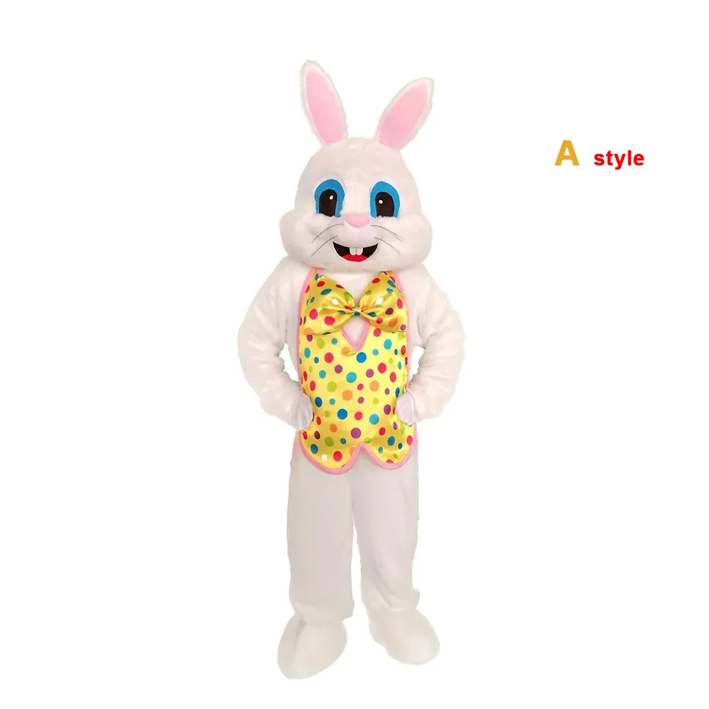 

Easter Event Prop Blue Suit Bunny Rabbit Anime Cosplay Mascot Costume Halloween Easter Bunny Suitable for Height 155cm to 175cm