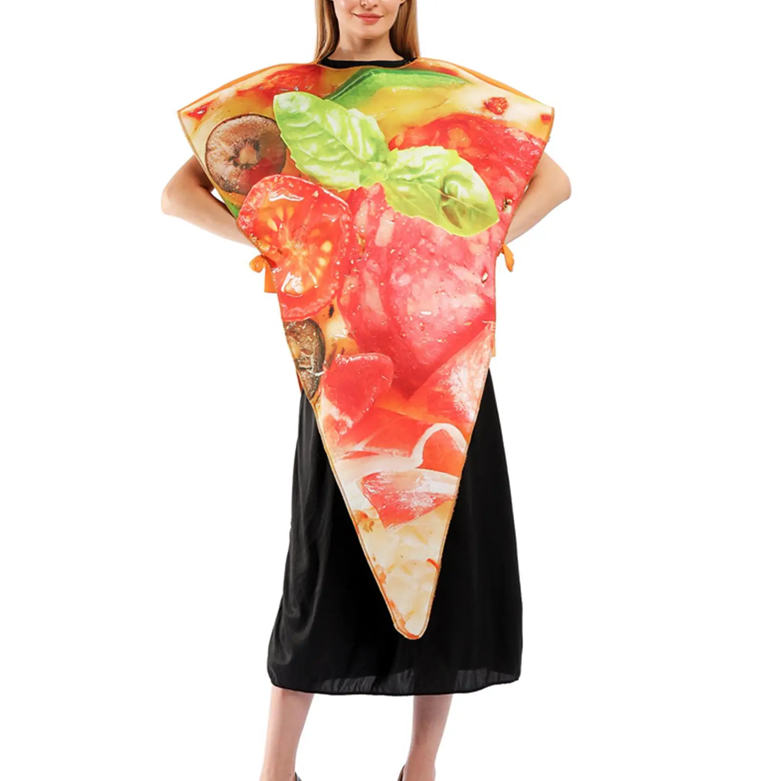 

Костюм пиццы для взрослых, забавный костюм еды для сценического карнавальной вечеринки