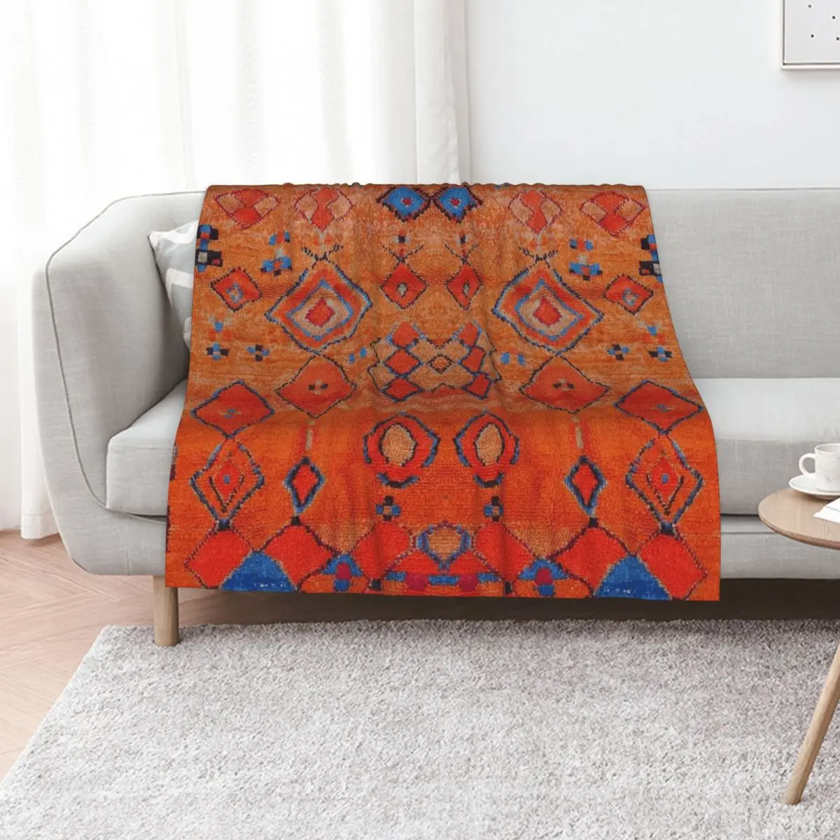 Heritage Moroccan Berber Artwork Design Throw Blanket Hair Tourist anime Luxury Brand Plush Furry Blankets
