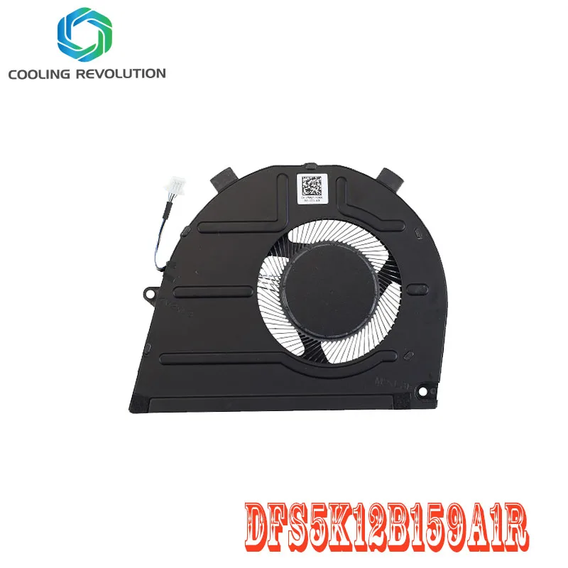 Laptop CPU Cooling Fan DFS5K12B159A1R DC5V 0.5A 4Pin for Dell Vostro 16-5620 5625 0T8R2T T8R2T