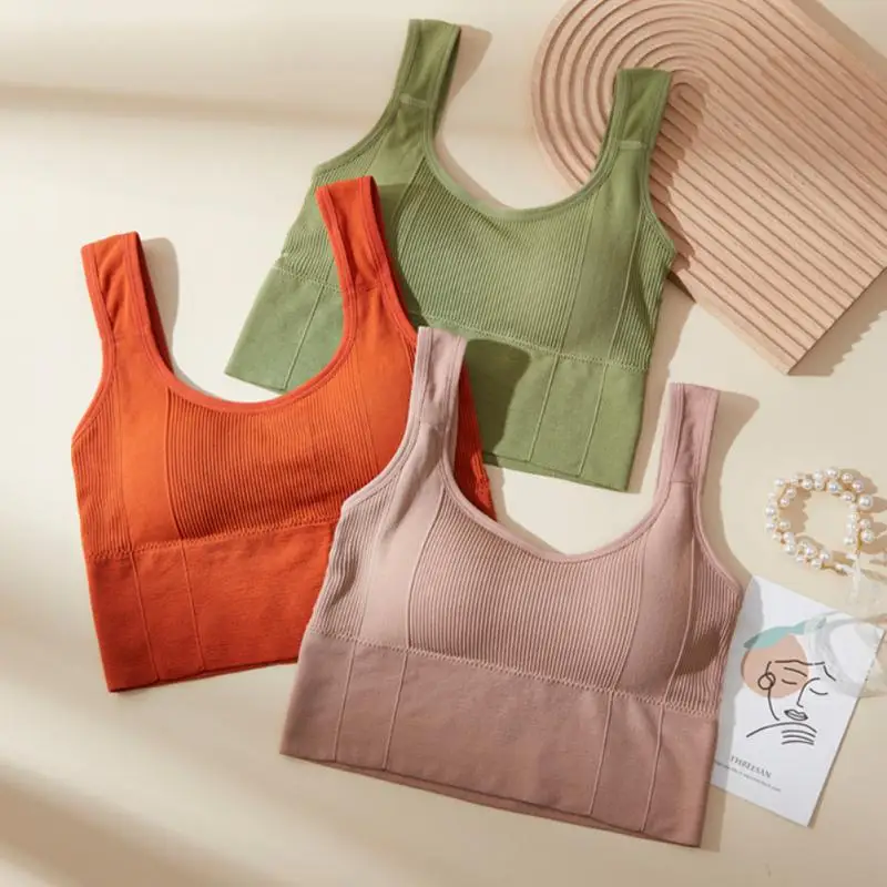 Chest Wrap Durable And Not Easy To Collapse No Steel Ring Cotton Cup The Chest Is Gathered And Shaped Not Tight Waistcoat Bra