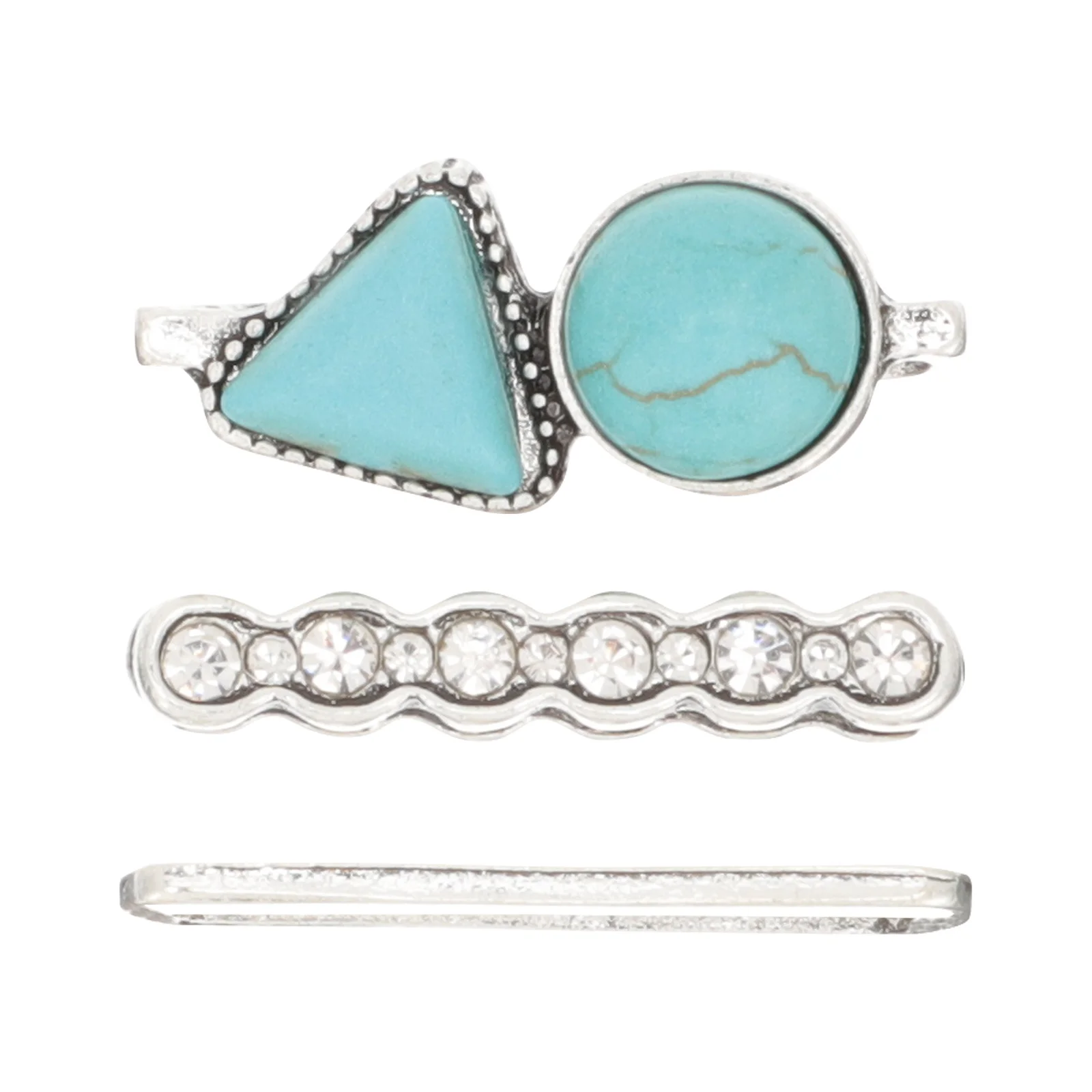 1Set Watchband Decorative Rings Premium Silicone Decor Loops Compatible for Apple Watch Strap Charms Fashion Accessory