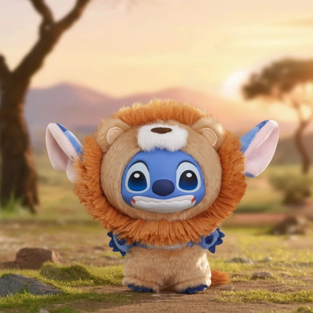 Новая серия Stitch Wild Animals, слепая коробка, милые коллекционные игрушки, виниловая фигурка аниме, плюшевая загадочная коробка, украшение, куклы, подарок