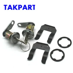 TAKPART 1 Pair Car Lockcraft Door Lock Cylinder Set With 2 Keys for Ford 88-91 Mercury 1990