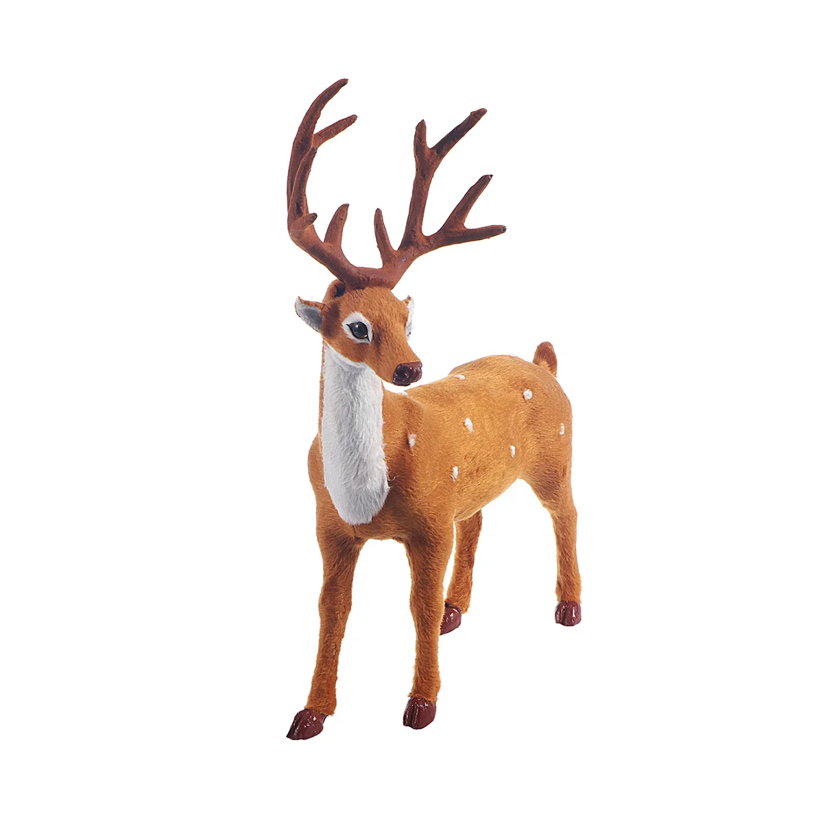 

5.9 Inch Christmas Elk Decoration Simulation Deer Home Hotel Room Holiday Party Decor Xmas Decorations Plastic Craft Small