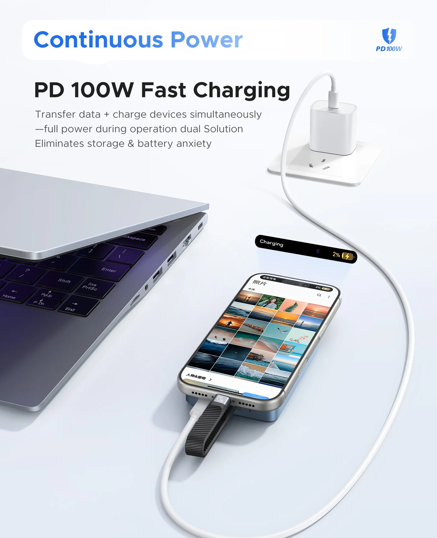 ORICO Magnetic M.2 NVMe SSD Box 10Gbps with SD TF 3.0 Card Reader Audio USB C Ports PD100W for iPhone 17/16/15 Pro/ProMax