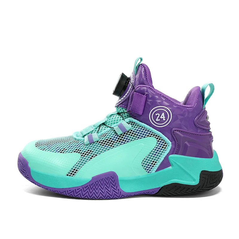 

Kids Sneakers Boys Brand Basketball Shoes High Quality Children Tennis Shoes Outdoor Non-slip Running Sports Shoes Size 31-40