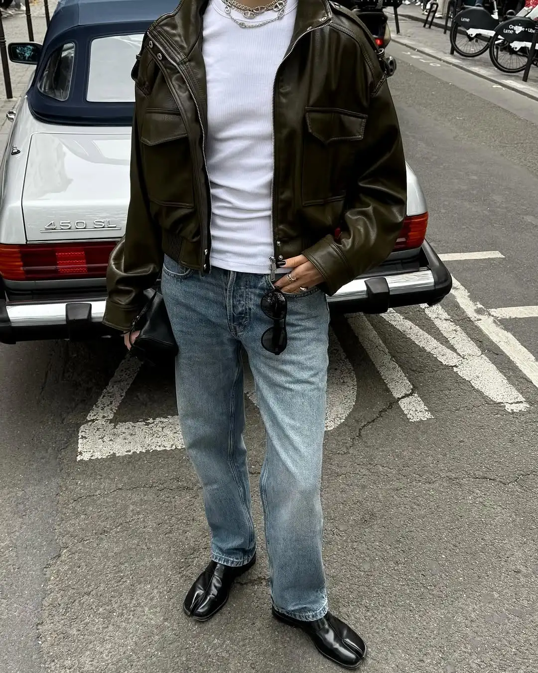 Women Solid Lapel Short Leather Jacket Casual Stand Collar Full Sleeve Zipper Buckle Warm Jackets 2025 High Street Outwear New