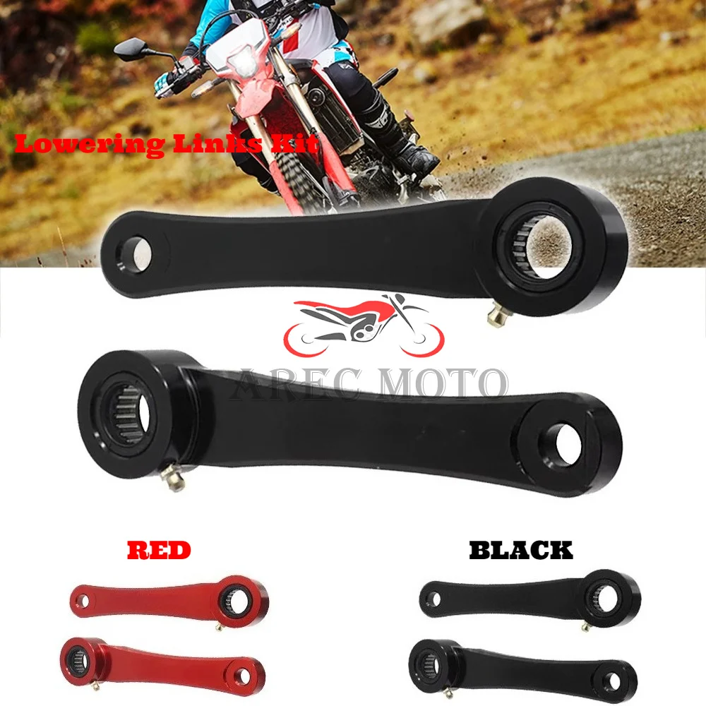 Rear Suspension Drop Link Lowering Links Kit For Honda CRF250R/RX 2018-2024 CRF450R 450RX 2017-2024 CRF450L 450RL 2019-2024