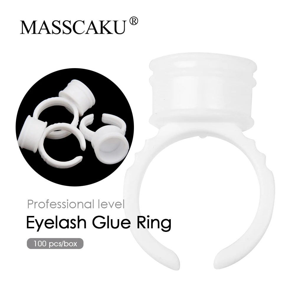 

MASSCAKU maquillage Rings Eyelash Glue Fan Cup Ring Pallet Holder Stand Container Tattoo Premade Fan Volume Bridge Makeup Sets