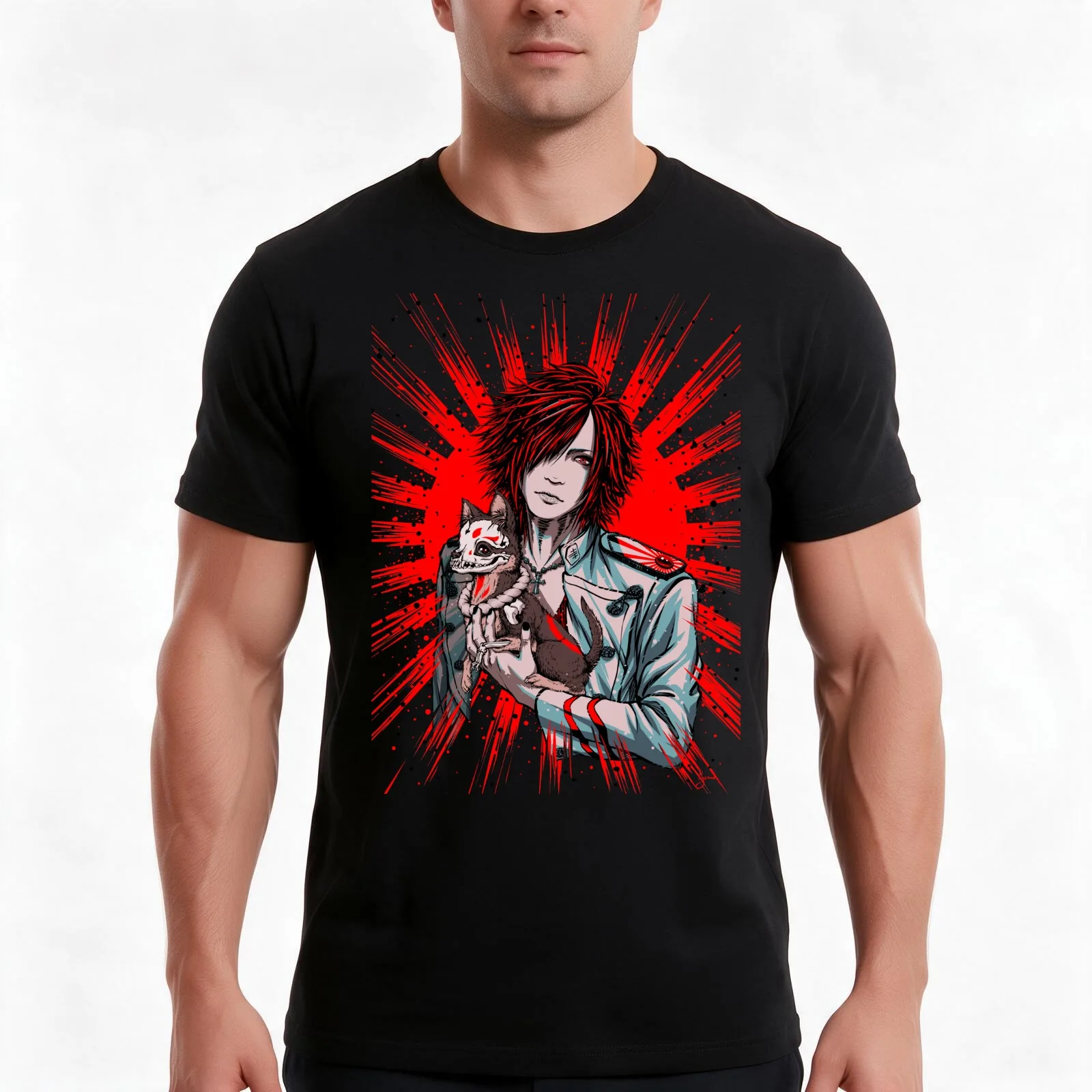 Dainippon Itan Geisha T-Shirt Summer Casual Cotton Tee Oversized Streetwear Tops Vintage Graphic Print Unisex Men Women