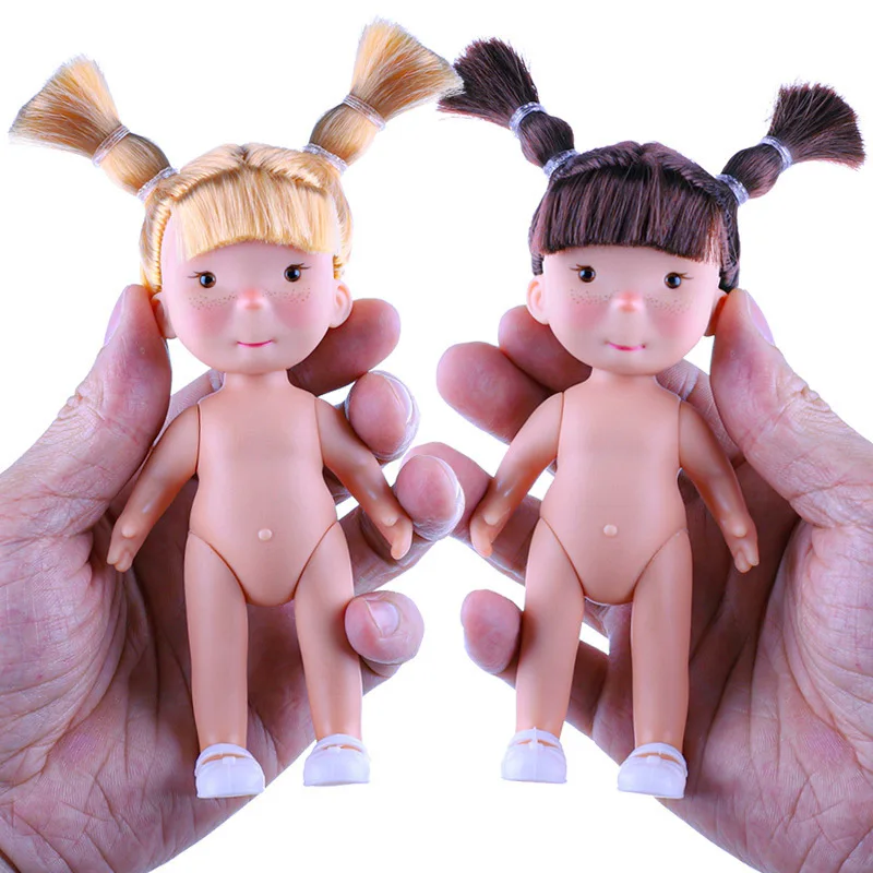 Mia 14 cm Süßkartoffel-Puppe mit Gelenken und leerem Vinylkörper für DIY-Puppenherstellung, Basteln für erwachsene Bastler, individuelle Anpassung