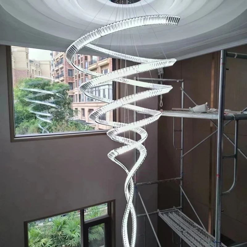 

Modern Crystal Dimmable LED Ceiling Chandelier for Living Room Hallway Restaurant Designer Pendant Lights Hanging Lamp Fixtures
