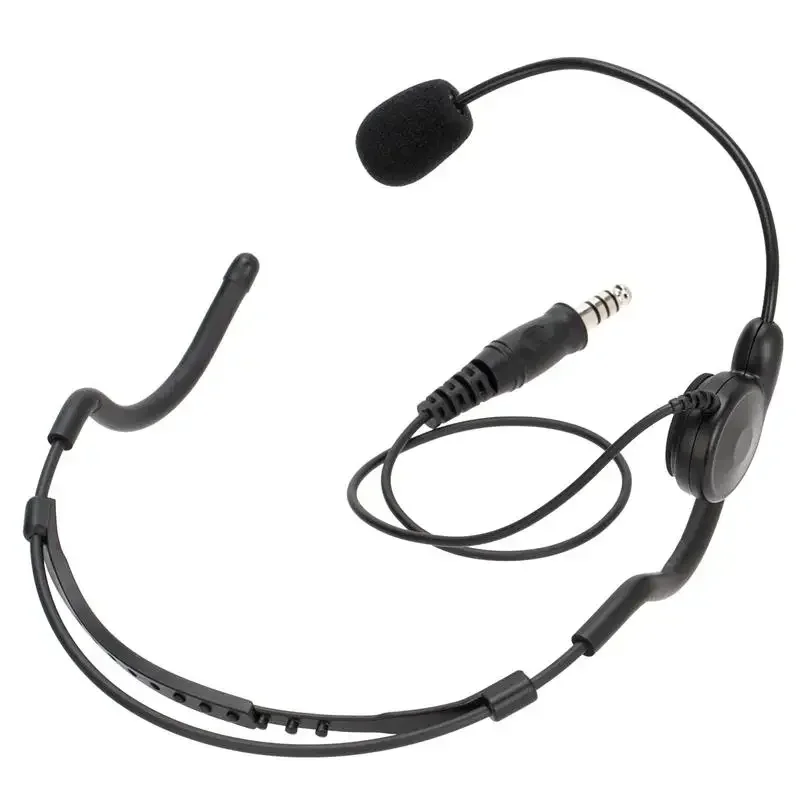 

7.1mm bone conduction Headset Earpiece Microphone For Two Way Radio walkie talkie