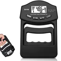 Dinamómetro de mano Digital de 396 libras/180Kg, probador de fuerza de agarre con pantalla LCD para entrenamiento de antebrazo, levantamiento de pesas con potencia de dedo