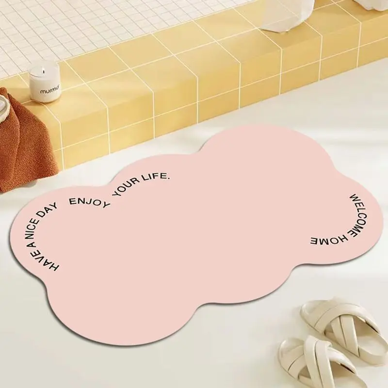 Badezimmer Kieselalgen Schlamm Bodenmatte schnell trocknend rutschfeste Fußmatte Toilette Spezialmatte Fußmatte Badezimmerteppich