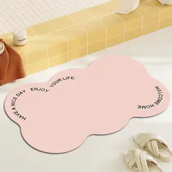 욕실 규조토 진흙 바닥 매트, 빠른 건조 미끄럼 방지 발 매트, 변기 특수 매트, 문짝 매트, 욕실 카펫