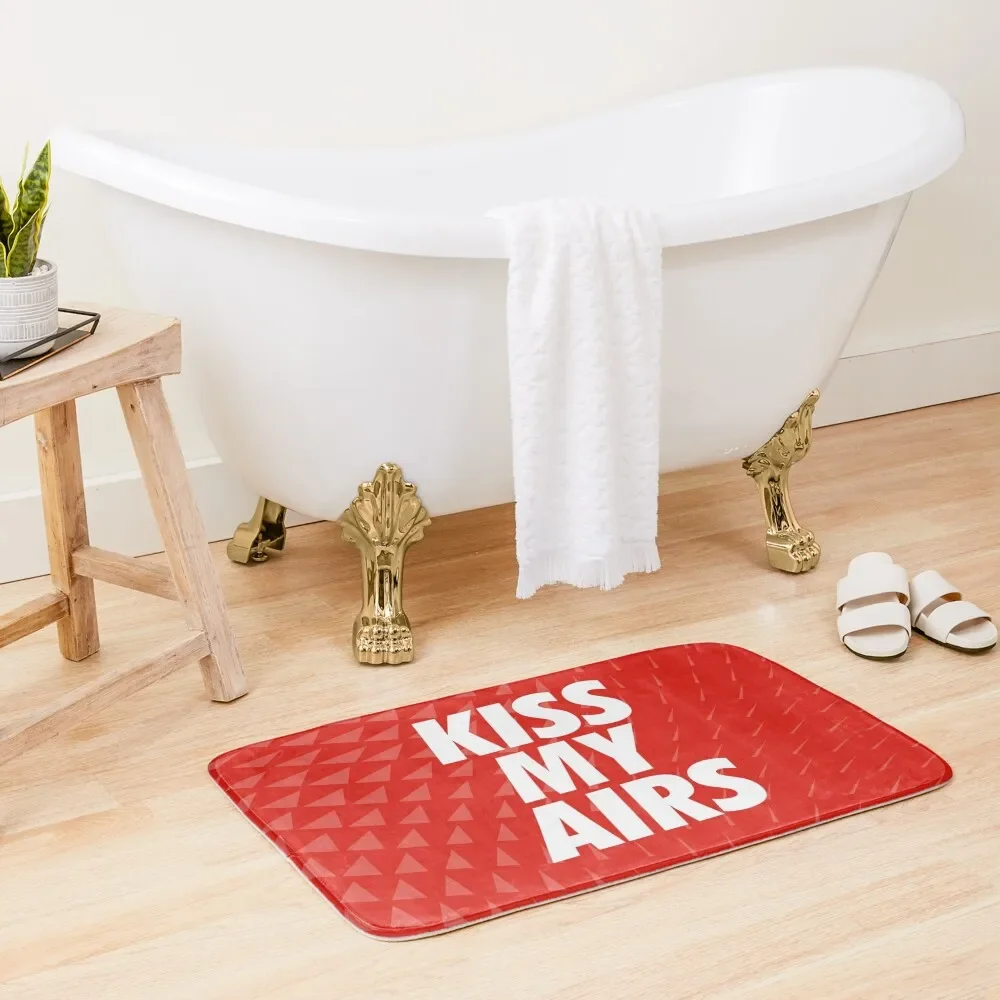 Kiss My Airs Sneaker Head Hype Rood & Wit Badmat Badkamer Gebruiksvoorwerpen Huishoudelijke Artikelen Tapijt Antislip Badkamer Tapijt Set Mat