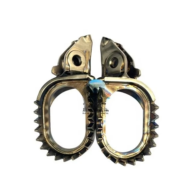 Accessori moto resistenti alla corrosione Chiodi per piedi in titanio Gr5 di grado aerospaziale per Surron Ultra Bee