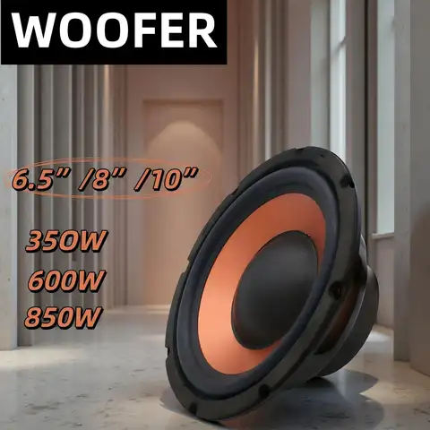 자동차 스테레오 수리 용 AiteFeir 1pc 6.5 인치/8 인치/10 인치 자동차베이스 우퍼 스테레오 스피커 350W/600W/850W 고출력 코어 4 옴