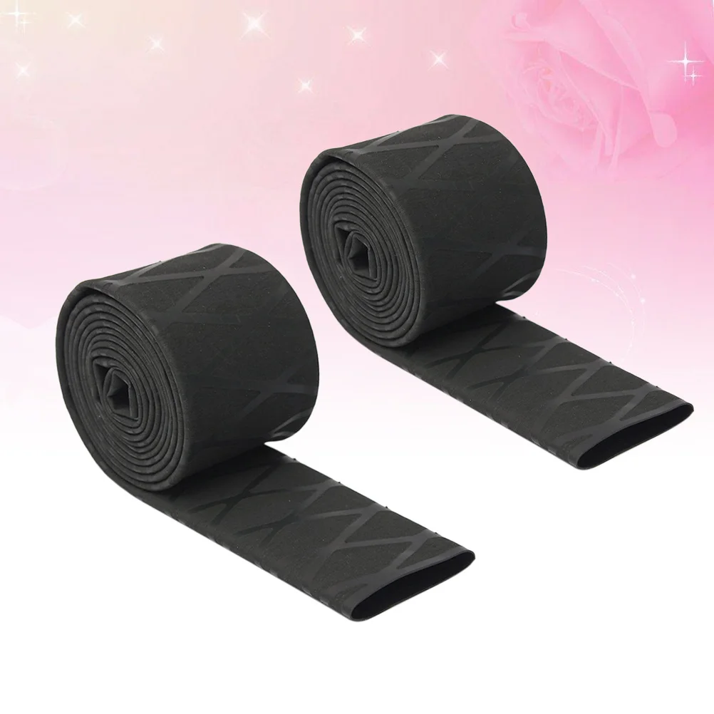 

2pc Non-Slip Handle Wrap Tube Plastic Heat Shrink Insulated Waterproof Grip For Tennis Badminton Racket Fishing Rod