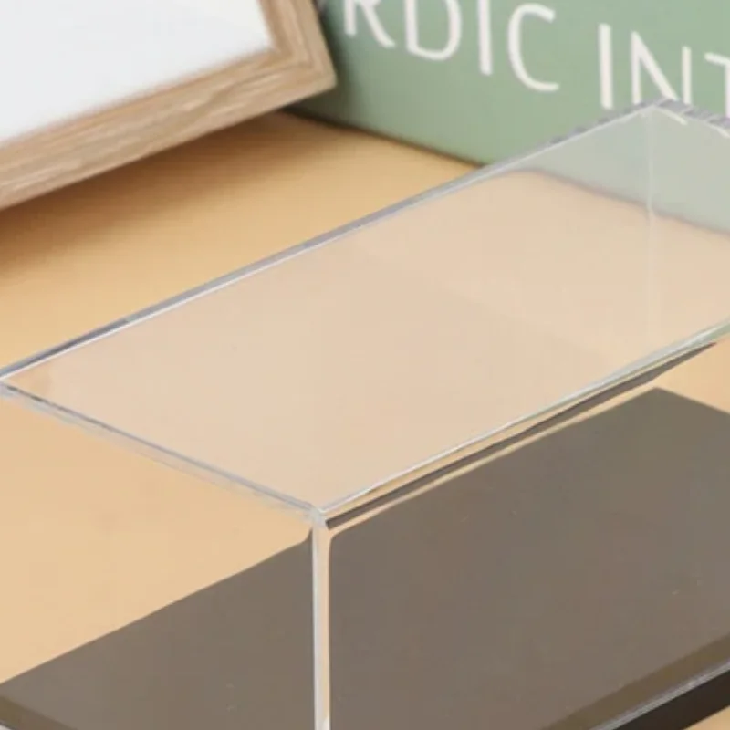 

1:64 Коробка для дисплея модели автомобиля, прозрачный защитный чехол, акриловый держатель для хранения в твердом крышке от пыли