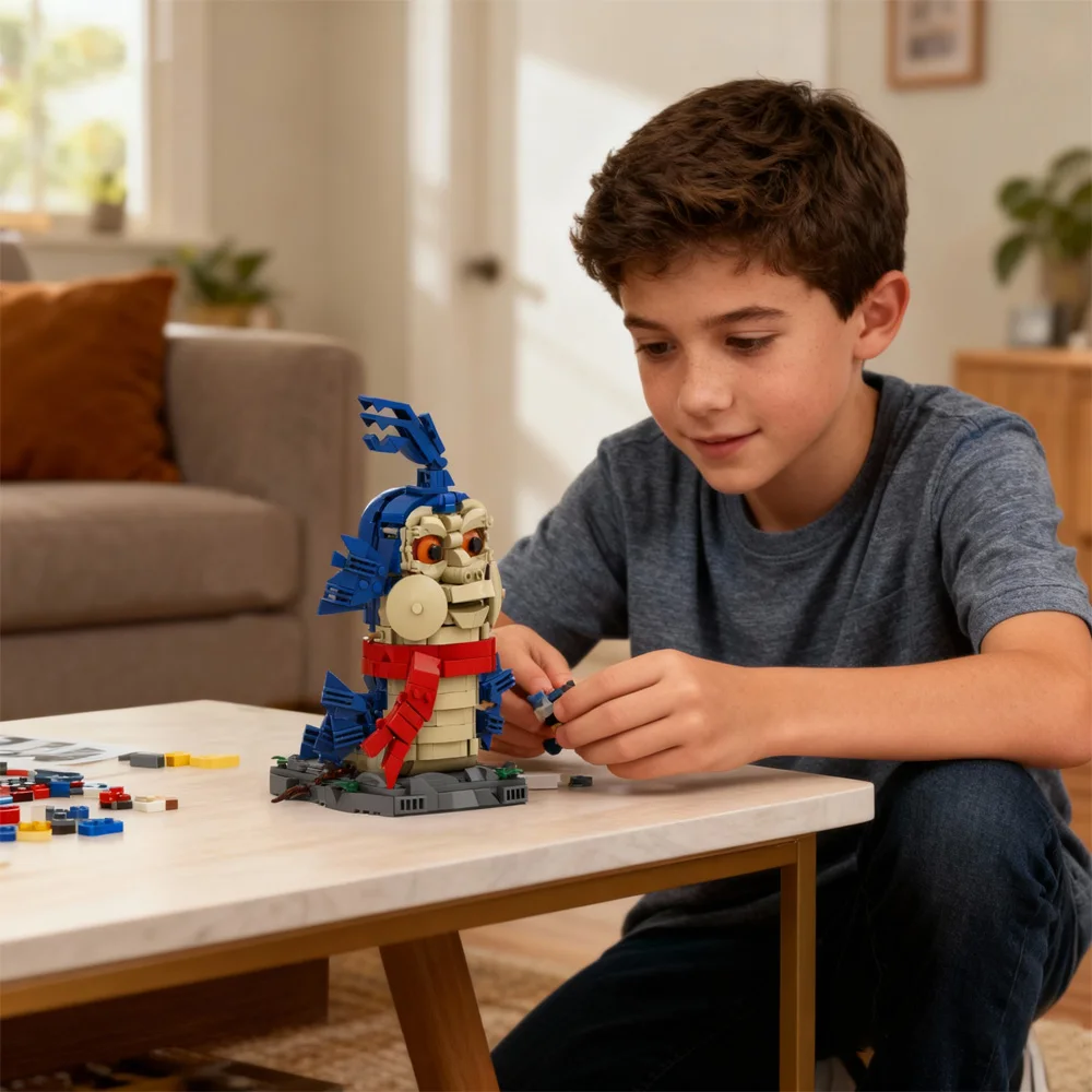 

DIY Червь из лабиринта, строительные блоки, милые насекомые, фэнтезийная пленка, коллекционная для взрослых, строителей