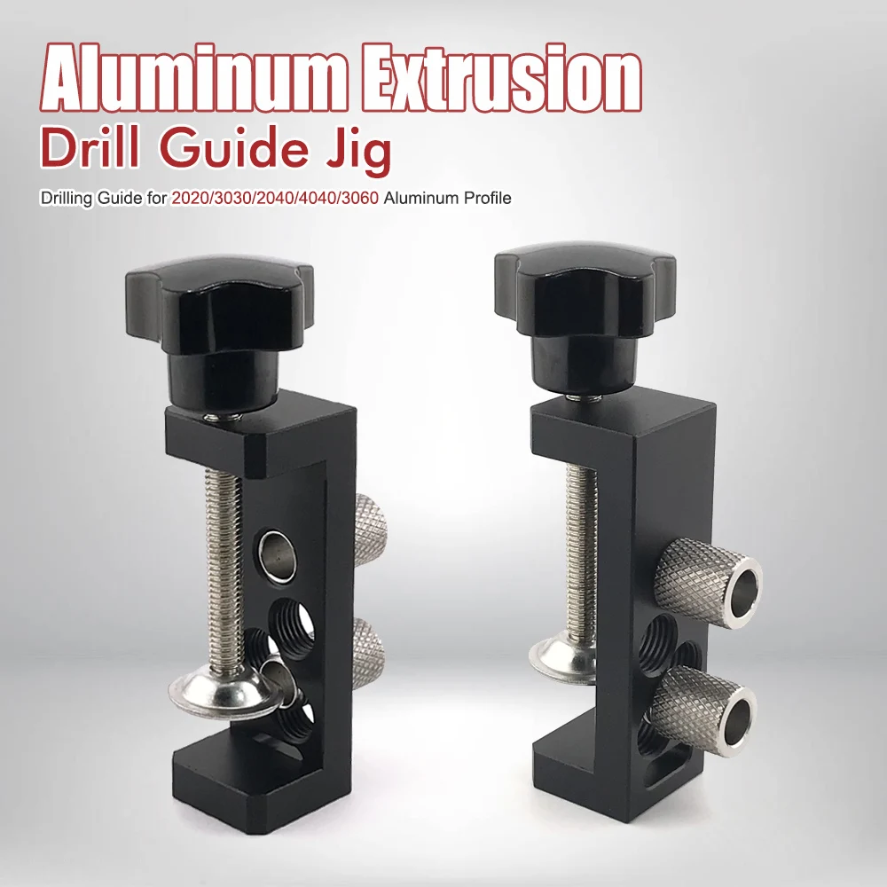 Aluminum Profile Drill Guide Jig For 20/30/40 Series-Universal DIY Tool For Accurate Hole Punching And Countersinking Guide Tool