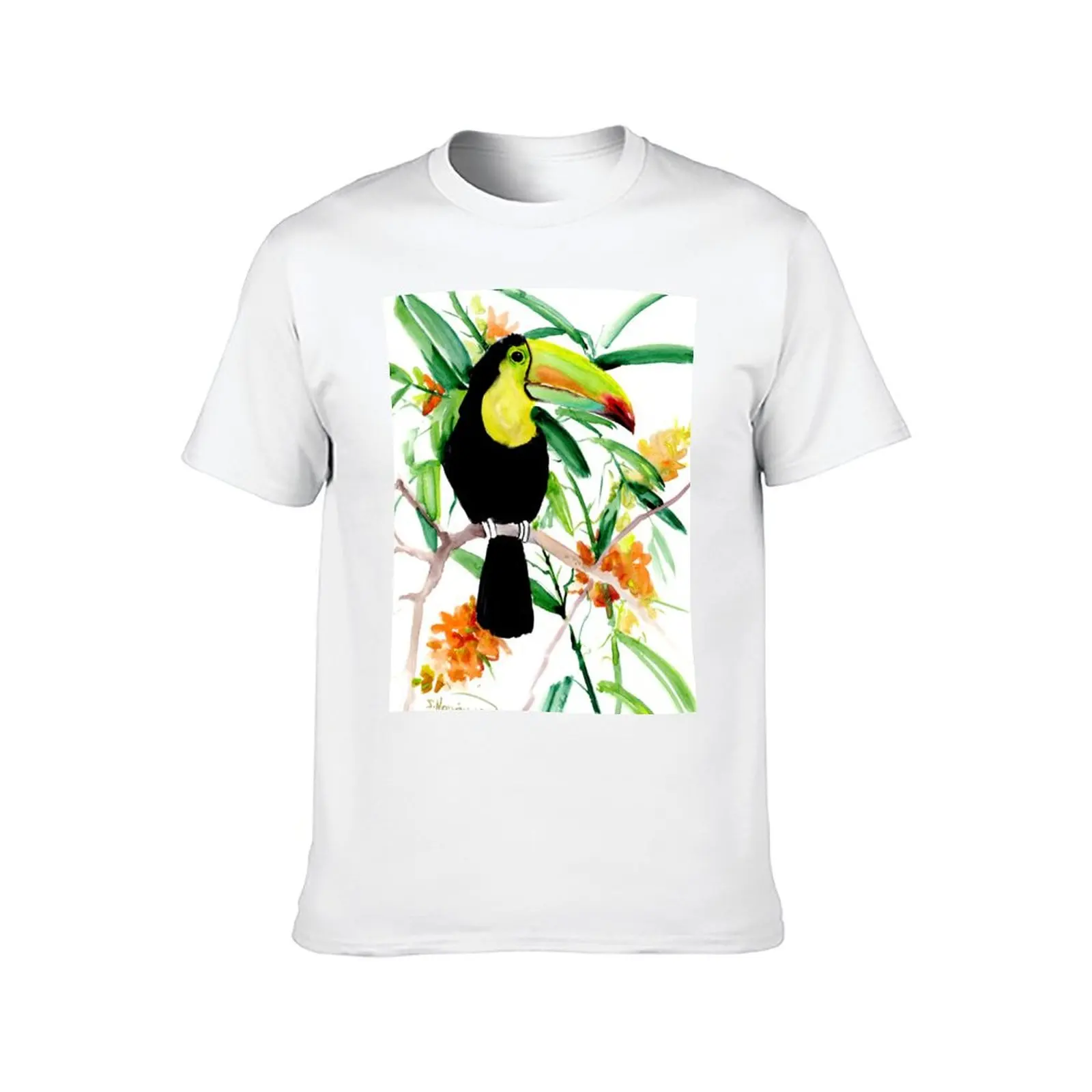 Toucan in Jungle T-Shirt custom t shirt vintage t shirts t shirts for men pack