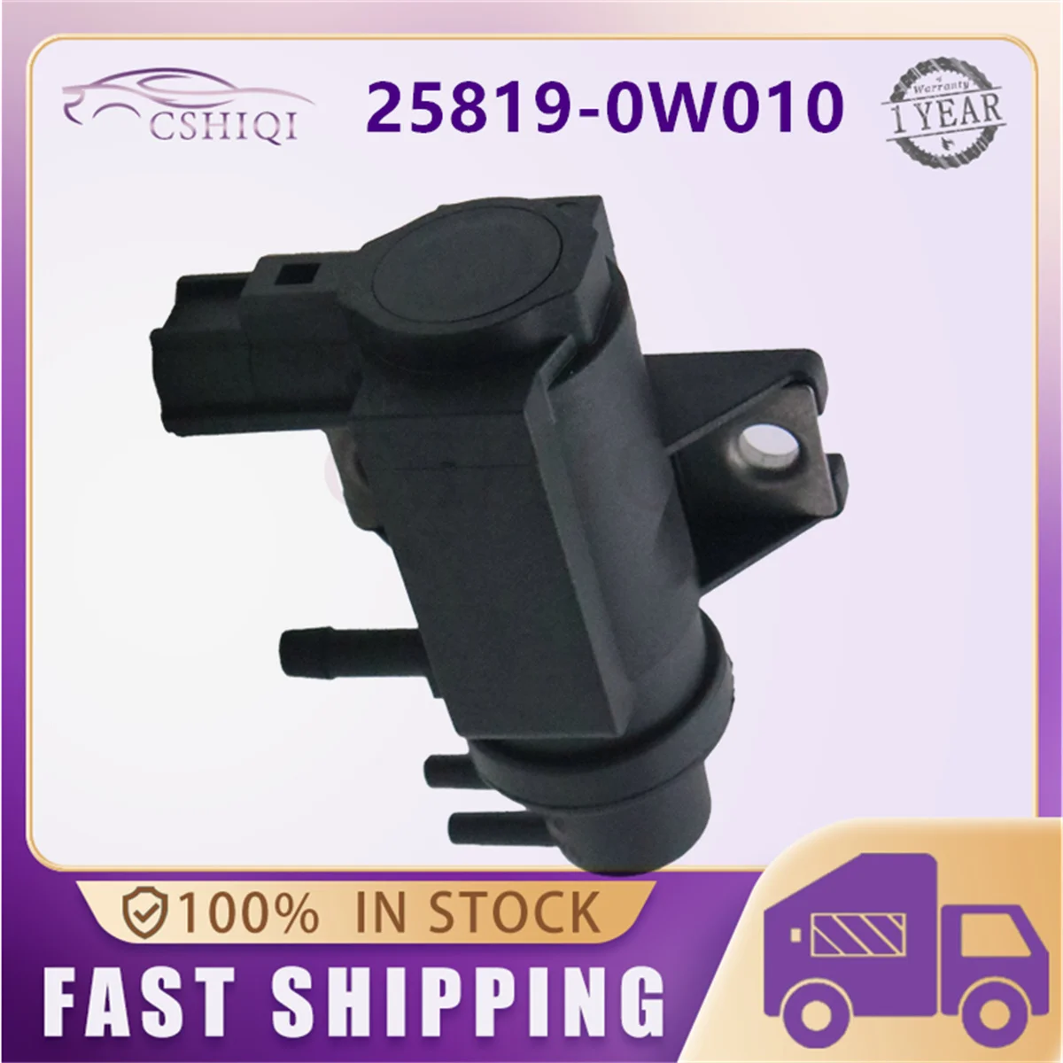 

25819-0W010 258190W010 Электромагнитный клапан давления турбонаддува для Lexus IS300 NX300 RC300 IS200t GS200t Toyota Corolla Highlander