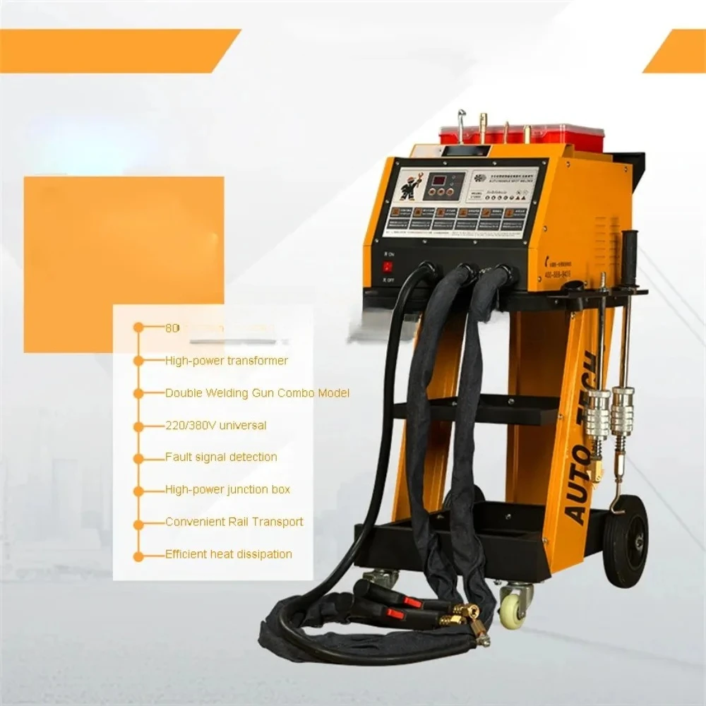 

Wear Parts220V/380V Automobile Sheet Metal Repair Machine Double Gun Car Body Depression Repair Tool Multifunctional Car Meson