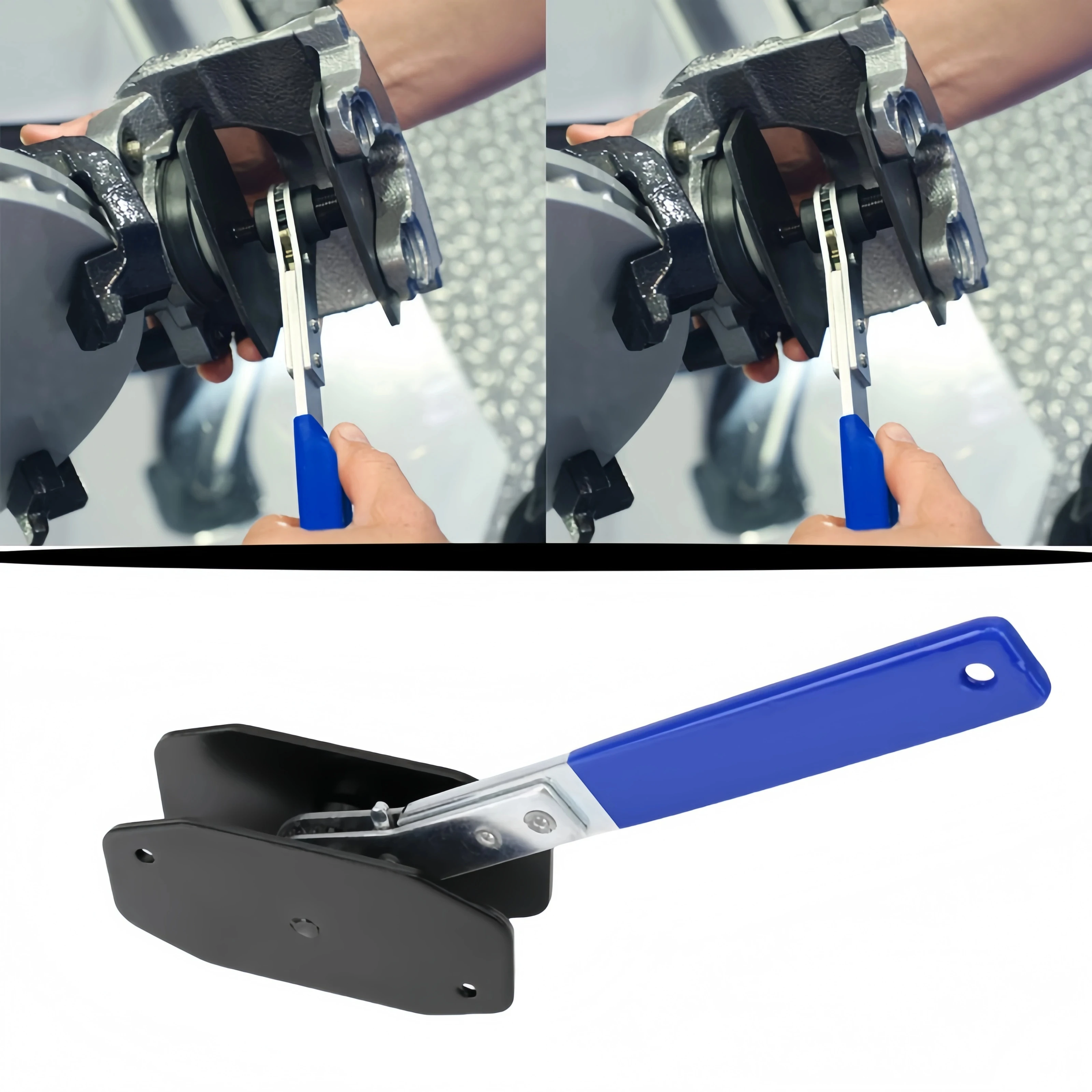 Car Ratchet Brake Piston Caliper Spreader Tool Brake Caliper Repair Tool Steel Press Single Twin Quad Separator Pad