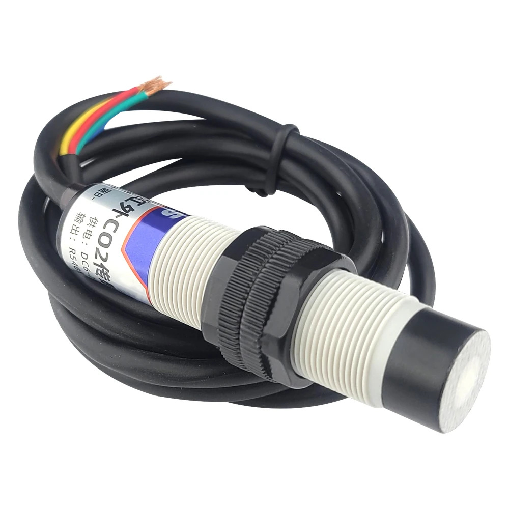 

Infrared Rays Carbon Dioxide Sensor Module Pipe Measure CO2 Gas Concentration Sensing Transmitter IP65 IC SCD40 1M RS485 5000PPM