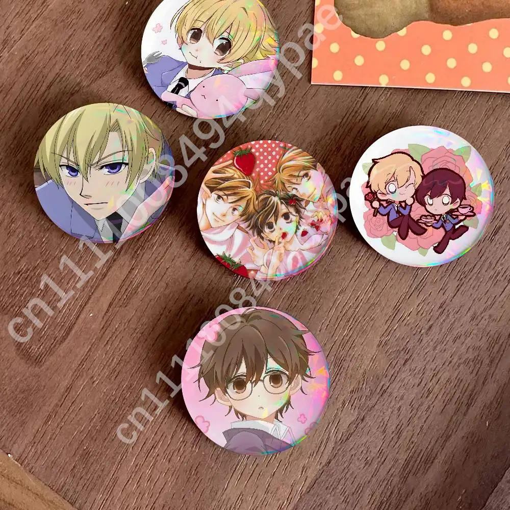 OHSHC O-Ouran High School Badges Button Pins Brooch Creative Funny Quotes Clothes Backpack Jewelry Gift For Kids Friends