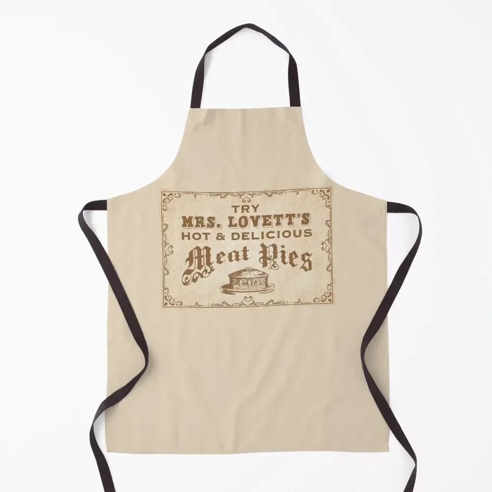 

Mrs. Lovett’s Meat Pies (4) Apron Funny esthetician Barista Apron