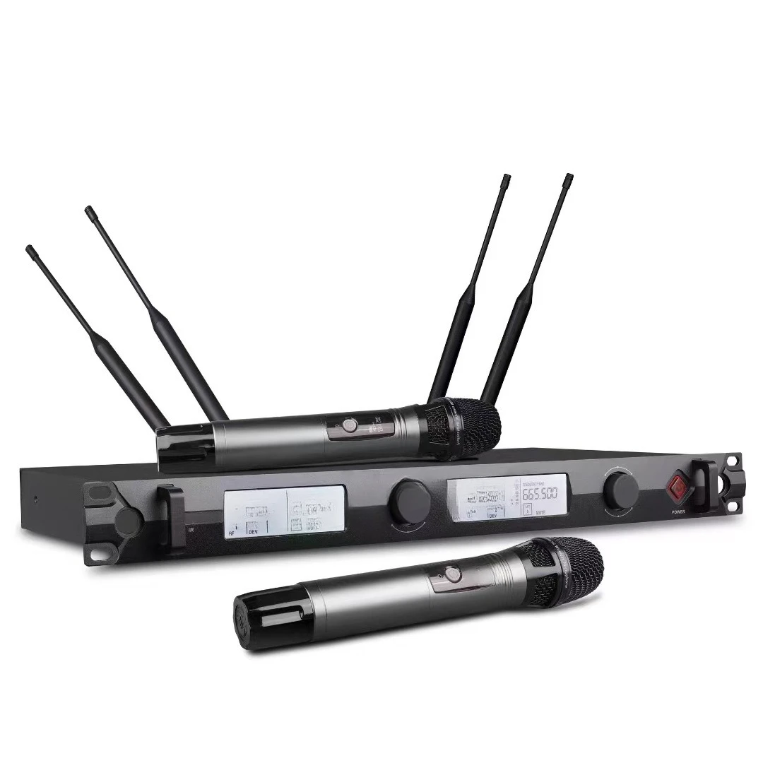 Microfono wireless da 1500 metri a lunga distanza da uno a due, microfono wireless per parco giochi scolastico all'aperto